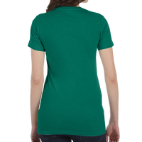 Bella + Canvas Women's Slim Fit Tee, Kelly, Back view