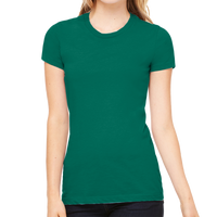Bella + Canvas Women's Slim Fit Tee, Kelly, Front view