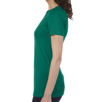 Bella + Canvas Women's Slim Fit Tee, Kelly, Left view