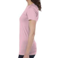 Bella + Canvas Women's Slim Fit Tee, Pink, Left view