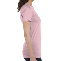 Bella + Canvas Women's Slim Fit Tee, Pink, Right view