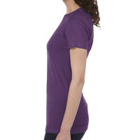 Bella + Canvas Women's Slim Fit Tee, Team Purple, Left view