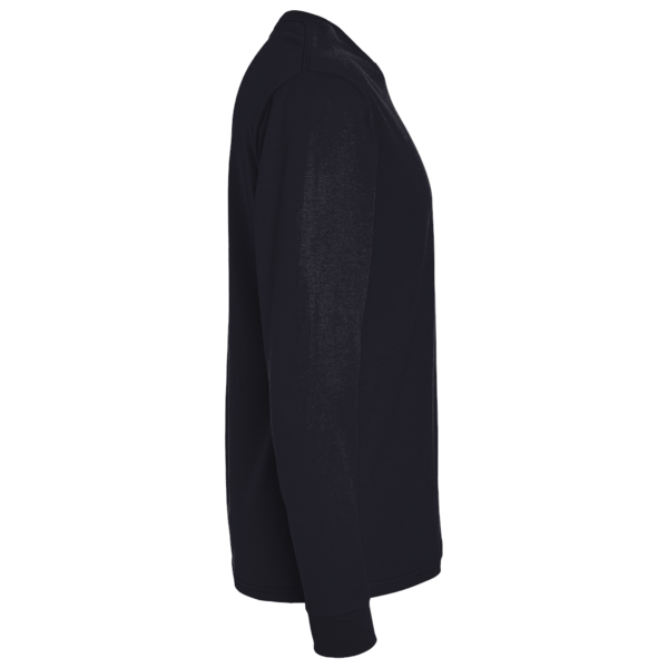 Bella + Canvas Youth 6oz. Heavyweight Long Sleeve Tee, Black, Right Sleeve view