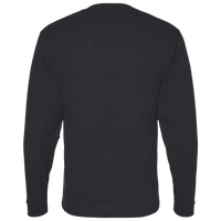 Bella + Canvas Youth 6oz. Heavyweight Long Sleeve Tee, Dark Grey, Back view