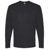 Bella + Canvas Youth 6oz. Heavyweight Long Sleeve Tee, Dark Grey, Front view