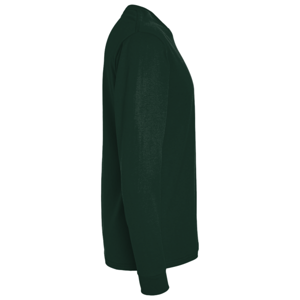 Bella + Canvas Youth 6oz. Heavyweight Long Sleeve Tee, Forest, Right Sleeve view