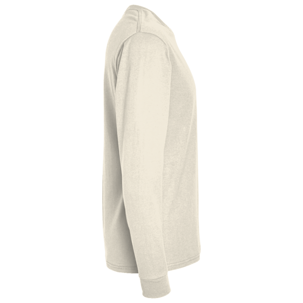 Bella + Canvas Youth 6oz. Heavyweight Long Sleeve Tee, Natural, Right Sleeve view