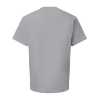 Bella + Canvas Youth 6oz. Heavyweight Tee, Athletic Heather, Back view