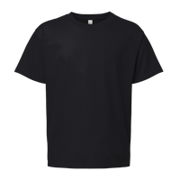 Bella + Canvas Youth 6oz. Heavyweight Tee, Black, Front view