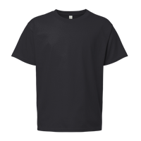 Bella + Canvas Youth 6oz. Heavyweight Tee, Dark Grey, Front view