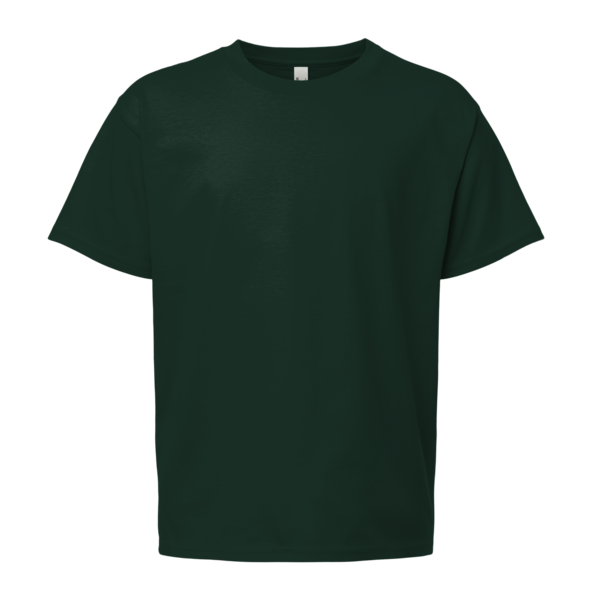 Bella + Canvas Youth 6oz. Heavyweight Tee, Forest, Front view