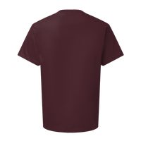Bella + Canvas Youth 6oz. Heavyweight Tee, Maroon, Back view