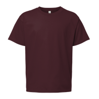Bella + Canvas Youth 6oz. Heavyweight Tee, Maroon, Front view