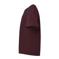 Bella + Canvas Youth 6oz. Heavyweight Tee, Maroon, Left Sleeve view