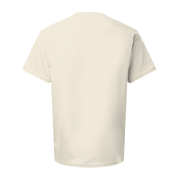 Bella + Canvas Youth 6oz. Heavyweight Tee, Natural, Back view