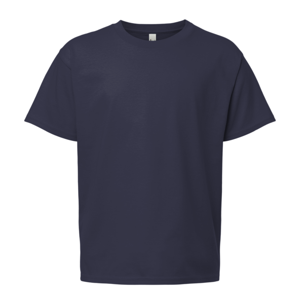 Bella + Canvas Youth 6oz. Heavyweight Tee, Navy, Front view