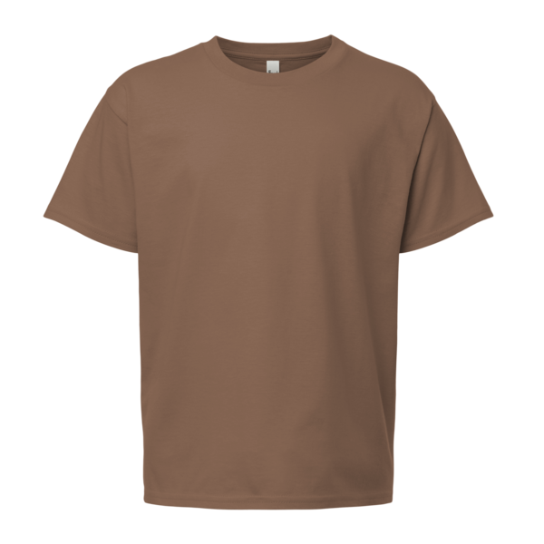 Bella + Canvas Youth 6oz. Heavyweight Tee, Vintage Brown, Front view