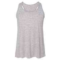 Bella + Canvas Youth Flowy Racerback Tank, Athletic Heather, Front view