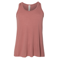 Bella + Canvas Youth Flowy Racerback Tank, Mauve, Front view