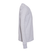 Bella + Canvas Youth Heather CVC Long Sleeve Tee, Athletic Heather, Right Sleeve view