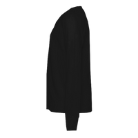 Bella + Canvas Youth Jersey Long Sleeve Tee, Black, Left Sleeve view