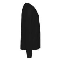 Bella + Canvas Youth Jersey Long Sleeve Tee, Black, Right Sleeve view