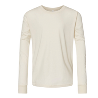 Bella + Canvas Youth Jersey Long Sleeve Tee, Natural, Front view