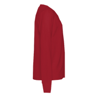 Bella + Canvas Youth Jersey Long Sleeve Tee, Red, Right Sleeve view