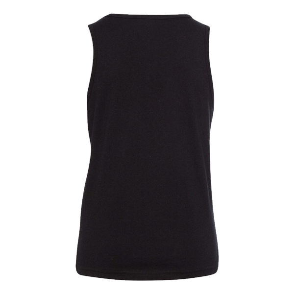 Bella + Canvas Youth Jersey Tank, Black, Back view