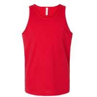Bella + Canvas Youth Jersey Tank, Red, Front view