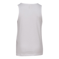 Bella + Canvas Youth Jersey Tank, White, Back view