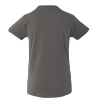Bella + Canvas Youth Jersey Tee, Asphalt, Back view