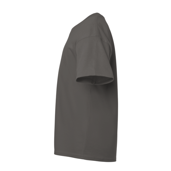 Bella + Canvas Youth Jersey Tee, Asphalt, Left Sleeve view
