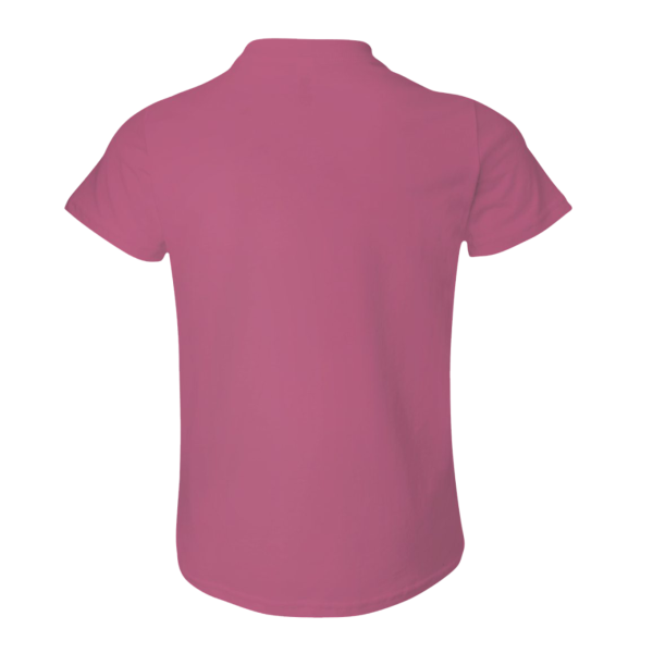 Bella + Canvas Youth Jersey Tee, Berry, Back view