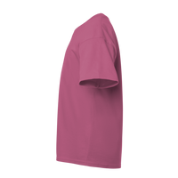 Bella + Canvas Youth Jersey Tee, Berry, Left Sleeve view