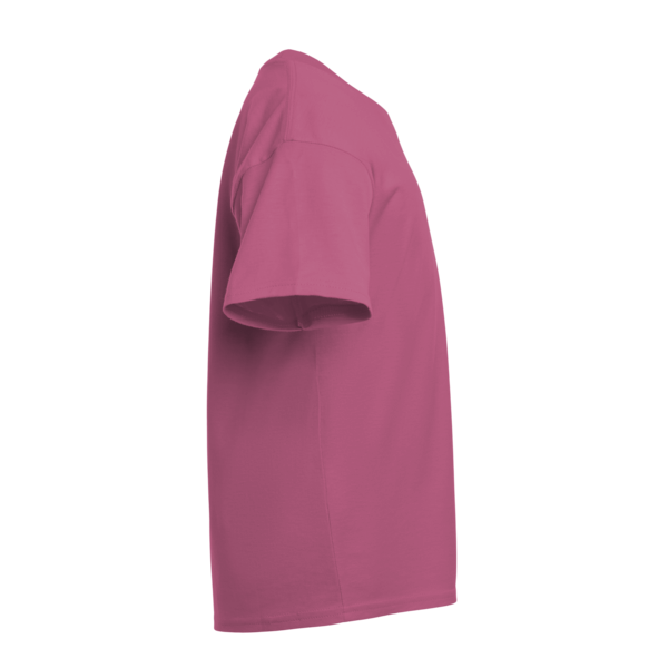 Bella + Canvas Youth Jersey Tee, Berry, Right Sleeve view
