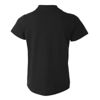 Bella + Canvas Youth Jersey Tee, Black, Back view