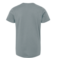 Bella + Canvas Youth Jersey Tee, Blue Storm, Back view