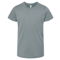 Bella + Canvas Youth Jersey Tee, Blue Storm, Front view