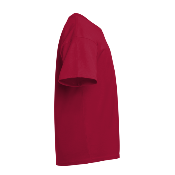 Bella + Canvas Youth Jersey Tee, Cardinal, Right Sleeve view