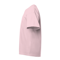 Bella + Canvas Youth Jersey Tee, Pink, Left Sleeve view