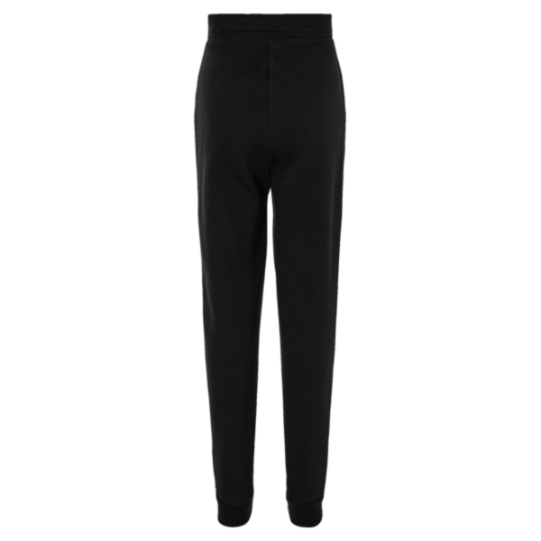 Bella + Canvas Youth Jogger Sweatpants, Black, Back view