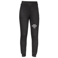 Bella + Canvas Youth Jogger Sweatpants, Dark Grey Heather, Front view, Mockup