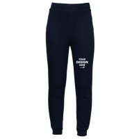 Bella + Canvas Youth Jogger Sweatpants, Navy, Front view, Mockup