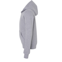 Bella + Canvas Youth Sponge Fleece Full-Zip Hoodie Sweatshirt, Athletic Heather, Left Sleeve view