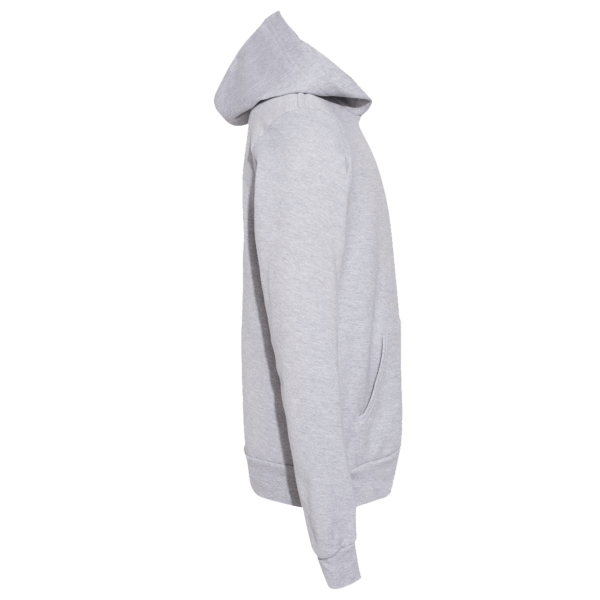 Bella + Canvas Youth Sponge Fleece Hoodie Sweatshirt, Athletic Heather, Right Sleeve view