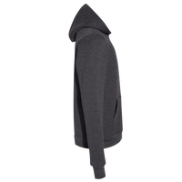 Bella + Canvas Youth Sponge Fleece Hoodie Sweatshirt, Dark Grey Heather, Right Sleeve view