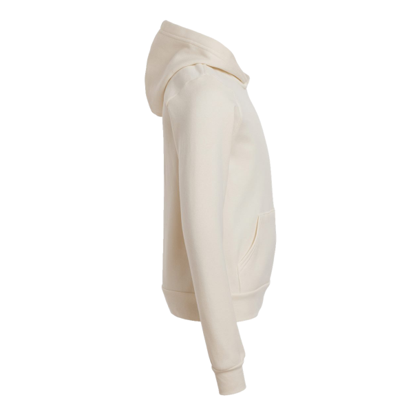 Bella + Canvas Youth Sponge Fleece Hoodie Sweatshirt, Natural, Right Sleeve view