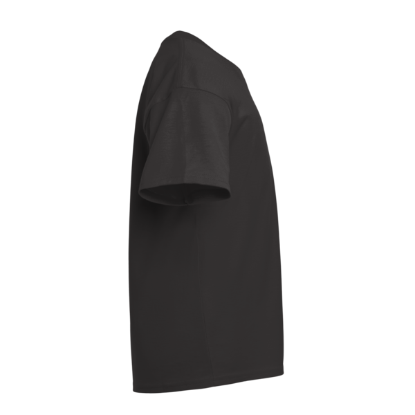 Bella + Canvas Youth Triblend Tee, Charcoal Black Triblend, Right Sleeve view