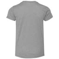 Bella + Canvas Youth Triblend Tee, Grey Triblend, Back view